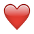 Apple heart emoji